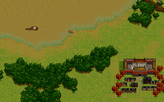 Xuan-Yuan Sword: Dance of the Maple Leaves (DOS) screenshot: Sailing away...