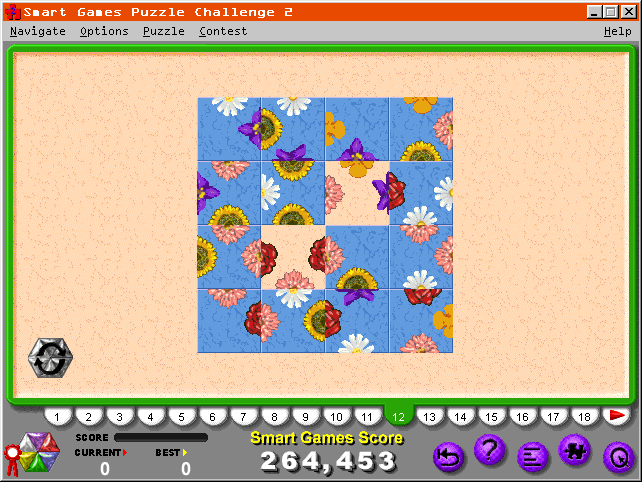 Smart Games Puzzle Challenge 2 (Windows 3.x) screenshot: Borderlines