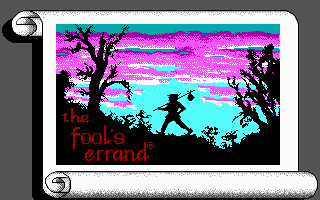 The Fool's Errand (DOS) screenshot: Title Screen
