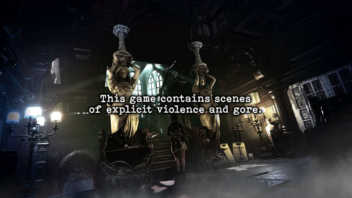 Tormented Souls (Windows) screenshot: Demo Game: The game's content warning