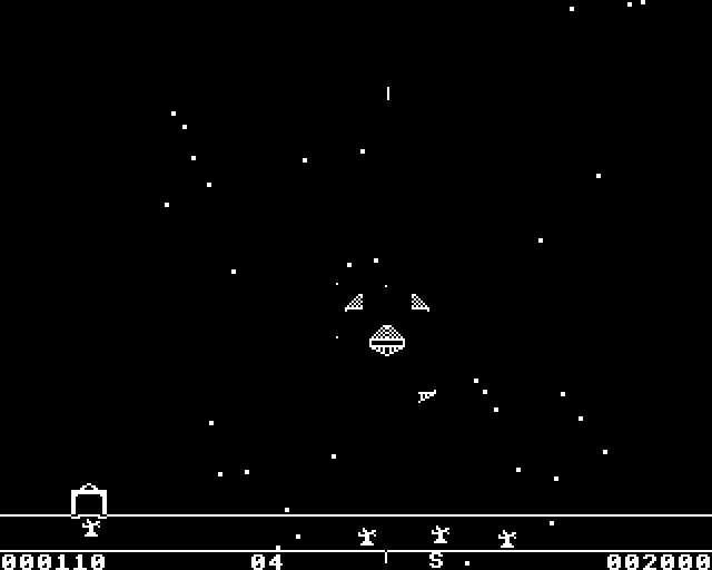 Bandits (BBC Micro) screenshot: I'm Defeated