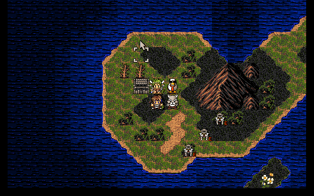 Farland Story: Shirogane no Tsubasa (PC-98) screenshot: Let's begin!