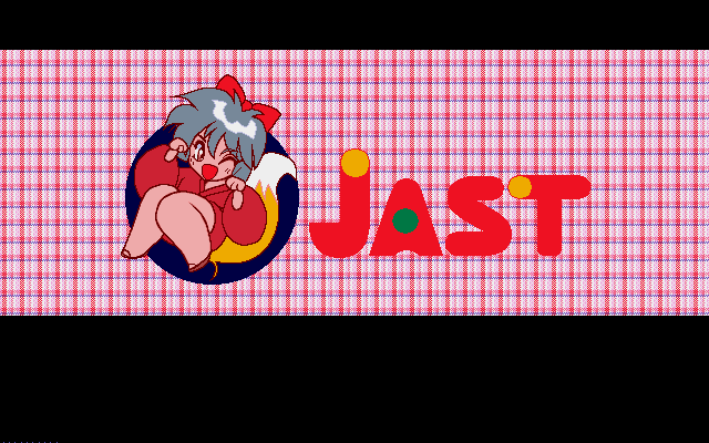 Three Sisters' Story (PC-98) screenshot: JAST logo