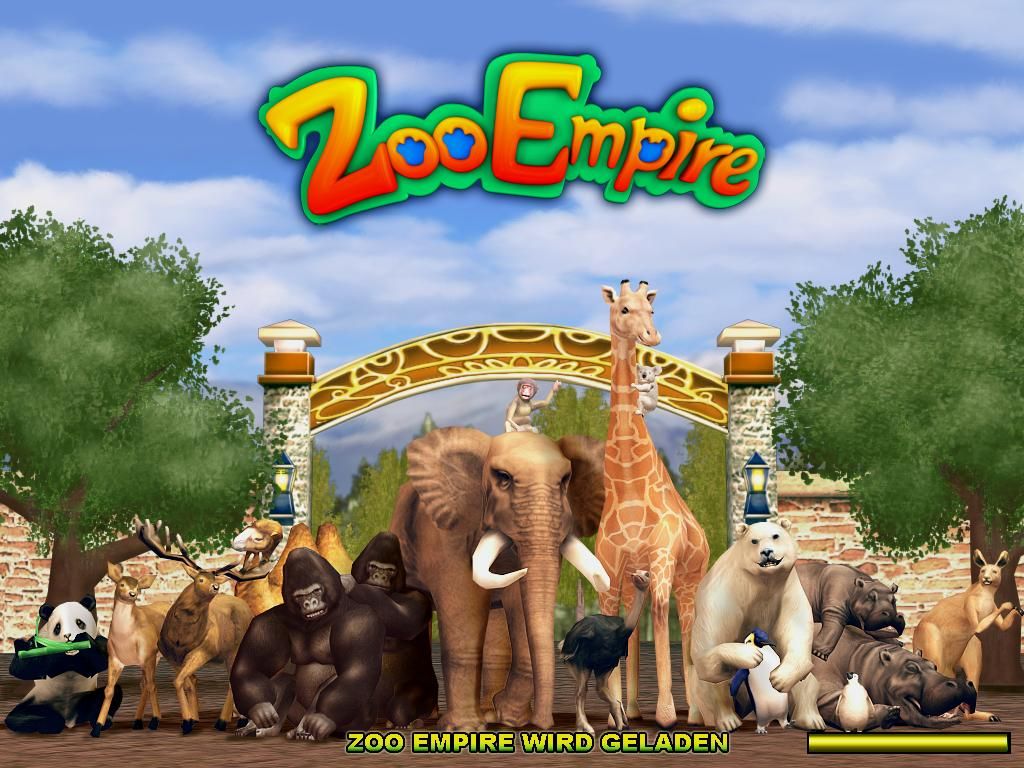 Zoo Empire (Windows) screenshot: Start screen