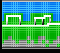 Bakushō!! Jinsei Gekijō 3 (NES) screenshot: Map overview