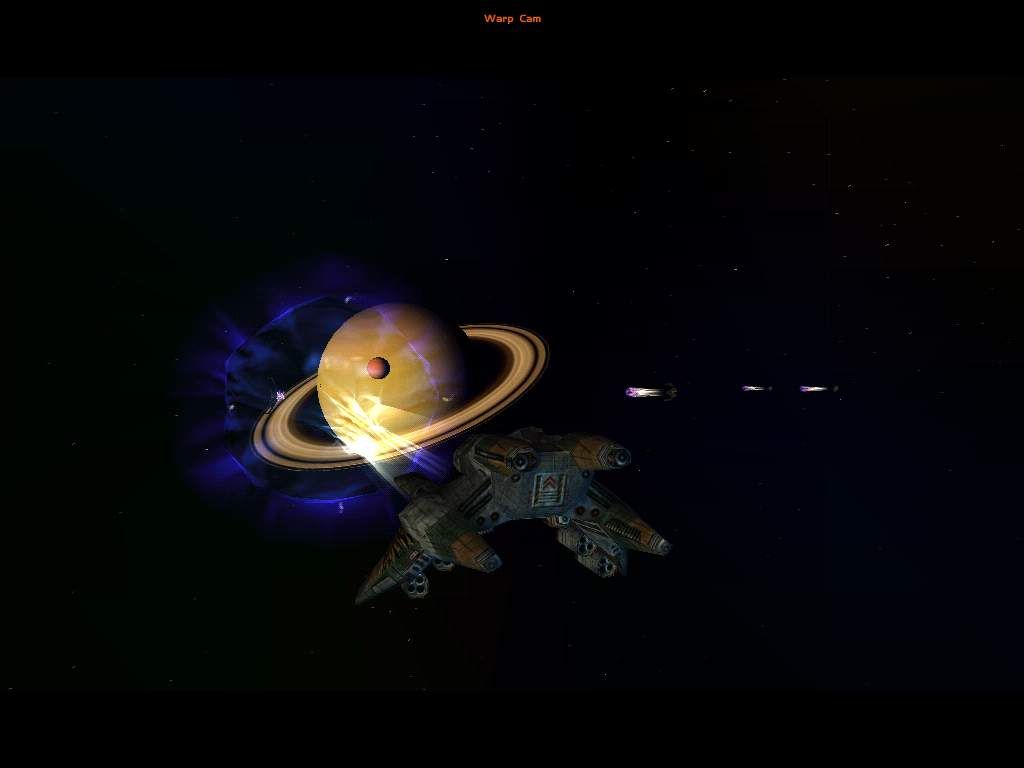Starlancer (Windows) screenshot: Warping out