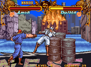 Screenshot of Double Dragon (Neo Geo, 1995) - MobyGames