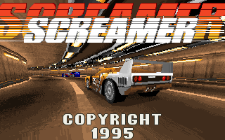 Screamer (DOS) screenshot: Introduction