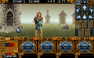 Ishar 2: Messengers of Doom (DOS) screenshot: Finally, some friendly faces