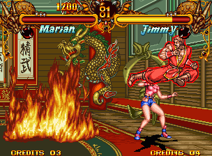 Screenshot of Double Dragon (Neo Geo, 1995) - MobyGames