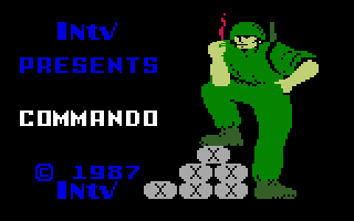 Commando (Intellivision) screenshot: Title screen