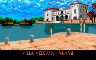Fascination (DOS) screenshot: Villa Vizcaya