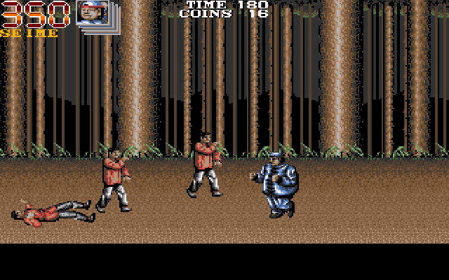 Double Dragon 3: The Rosetta Stone (Amiga) screenshot: Battling it out in China