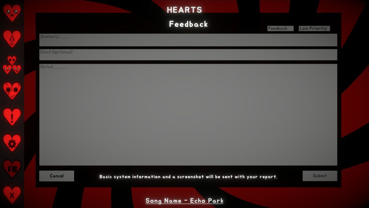 Screenshot of Heart Clicker (Windows, 2024) - MobyGames