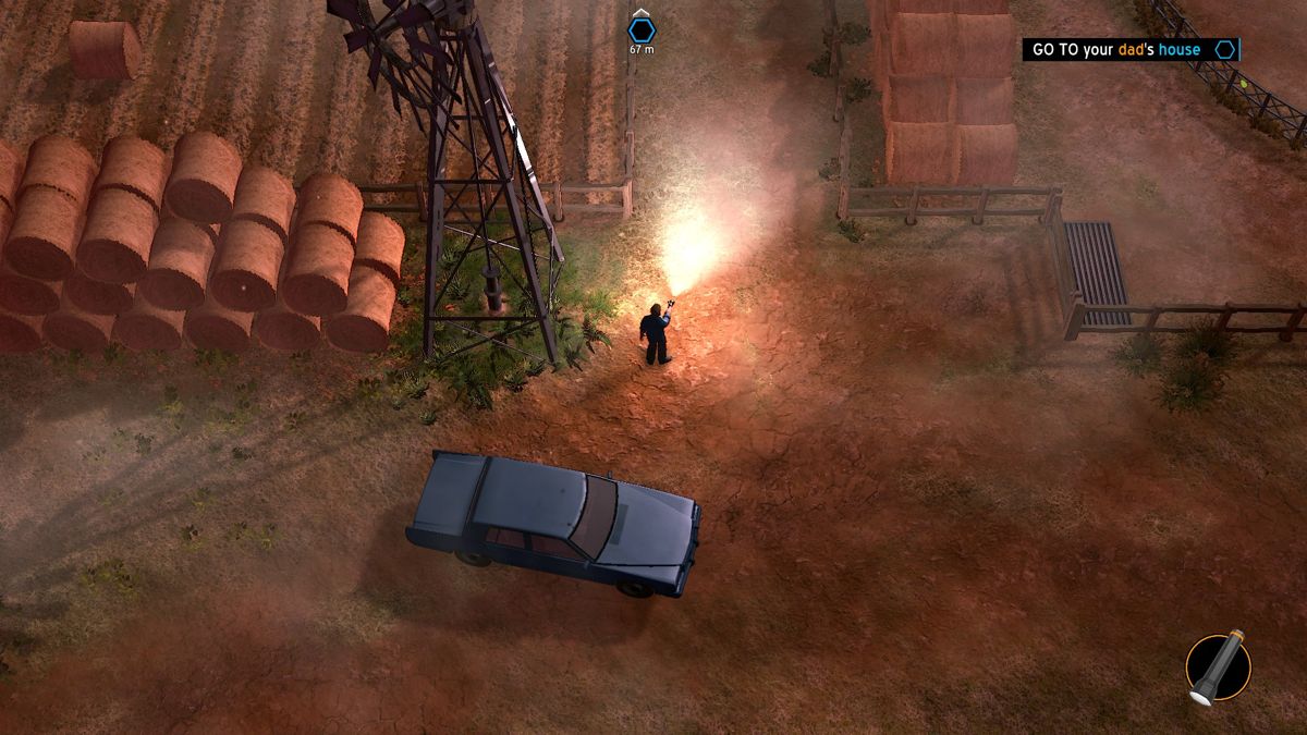 American Fugitive (Windows) screenshot: Start location.