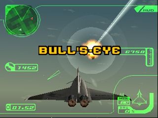 Screenshot of Ace Combat 3: Electrosphere (PlayStation, 1999