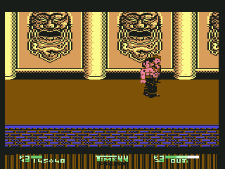 Double Dragon II: The Revenge (Commodore 64) screenshot: Stage 4