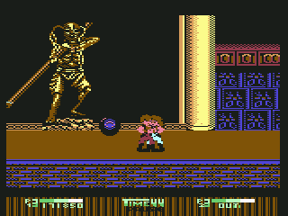 Double Dragon II: The Revenge (Commodore 64) screenshot: Ahhh, love. Ain't it grand?
