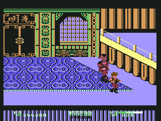 Double Dragon II: The Revenge (Commodore 64) screenshot: Stage 5 Boss