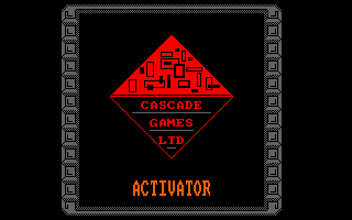 Activator (Amstrad CPC) screenshot: Title Screen