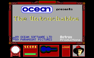 The Untouchables (DOS) screenshot: Title screen