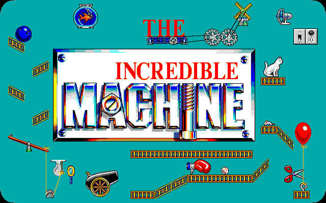 The Incredible Machine (PC-98) screenshot: Title screen