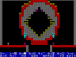 Lode Runner (ZX Spectrum) screenshot: You can edit all screens in level editor