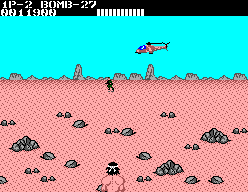 Double Hawk (SEGA Master System) screenshot: Level 2-1