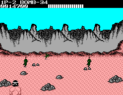 Double Hawk (SEGA Master System) screenshot: Level 2-3