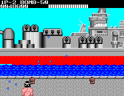 Double Hawk (SEGA Master System) screenshot: Boss