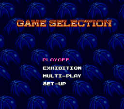 Double Dribble: The Playoff Edition (Genesis) screenshot: Options