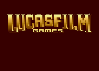 Ballblazer (Atari 8-bit) screenshot: Lucasfilm Logo