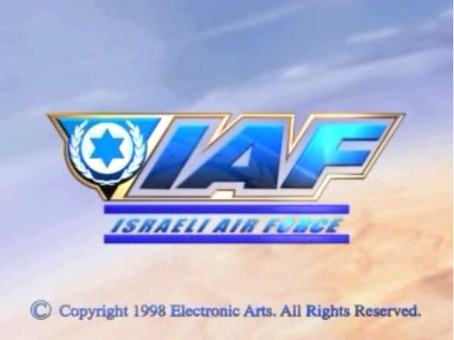 Jane's Combat Simulations: IAF - Israeli Air Force (Windows) screenshot: Title screen