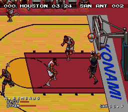 Double Dribble: The Playoff Edition (Genesis) screenshot: Rebound
