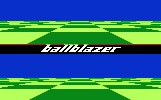 Ballblazer (Atari 7800) screenshot: Title screen