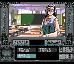 Dōkyūsei 2 (SNES) screenshot: Standard options