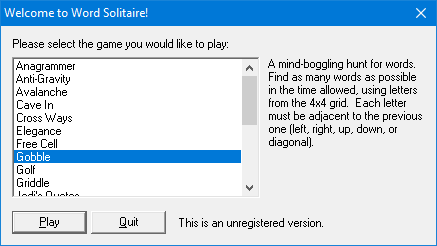 Word Solitaire (2001) - MobyGames