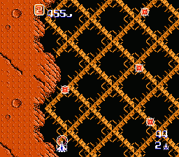 Zanac (NES) screenshot: The enemies move randomly