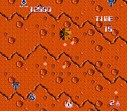 Zanac (NES) screenshot: Many different enemies