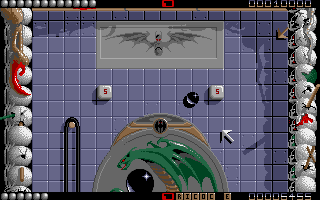 Ballistix (Amiga) screenshot: Nearing the goal...