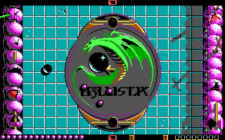 Ballistix (DOS) screenshot: Ballistix!