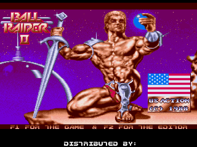 Ball Raider II (Amiga) screenshot: Title Screen