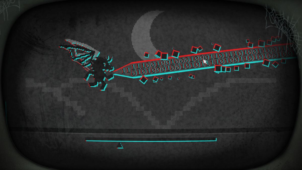 Pony Island (Windows) screenshot: The Devil Island version of the game