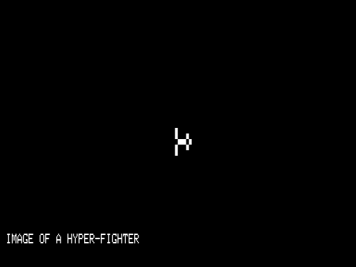 Conflict 2500 (TRS-80) screenshot: Instructions: Hyper Fighter