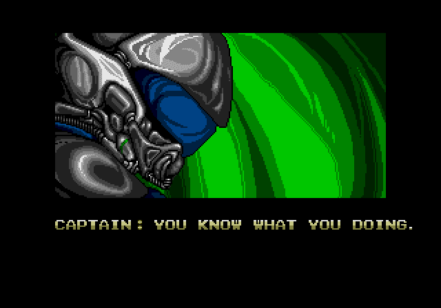 Zero Wing (Genesis) screenshot: Really? I forgot...what was I doing?