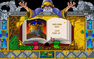 Fantasy Empires (DOS) screenshot: Build Up Your Empire
