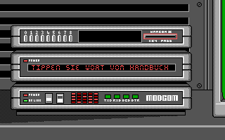 Conflict: Europe (DOS) screenshot: Copy Protection