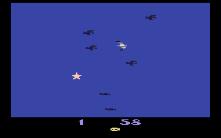 Fathom (Atari 2600) screenshot: That star is a piece of the trident