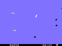 Fathom (ColecoVision) screenshot: Flying through the air