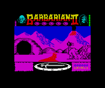 Axe of Rage (ZX Spectrum) screenshot: Ingame